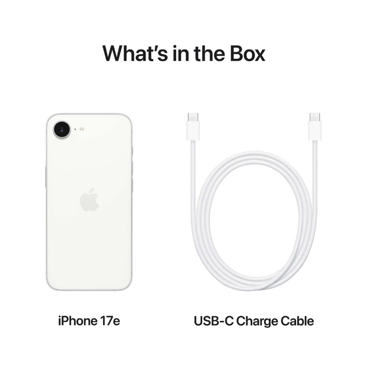 iPhone 17e 256GB White,Model A3634