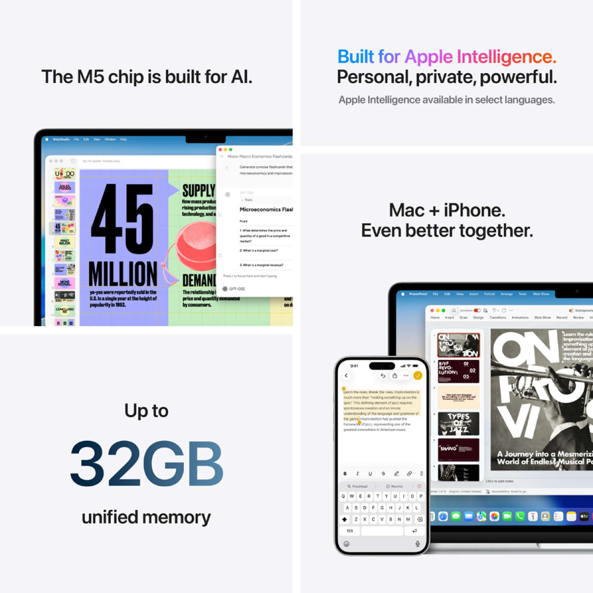 13-inch MacBook Air: Apple M5 chip with 10-core CPU and 10-core GPU, 24GB, 1TB SSD - Midnight,Mod...