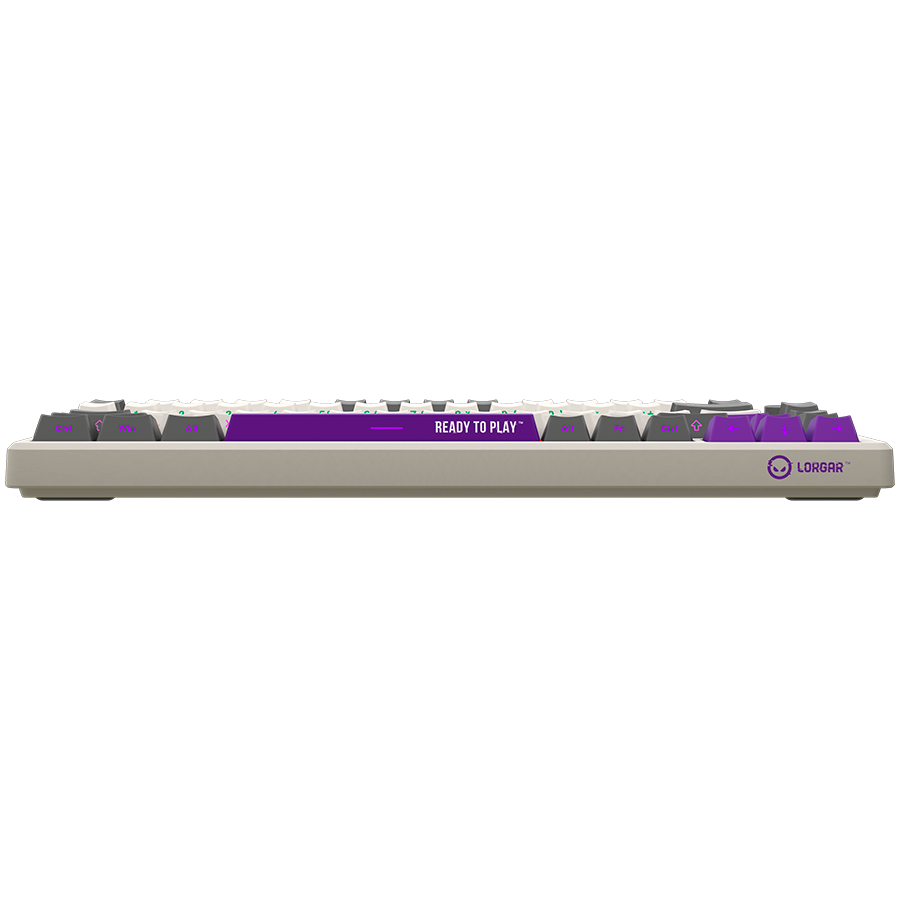 LORGAR KBP7075W, Wireless 75% Mechanical Gaming Keyboard Pro, Beige, EN layout