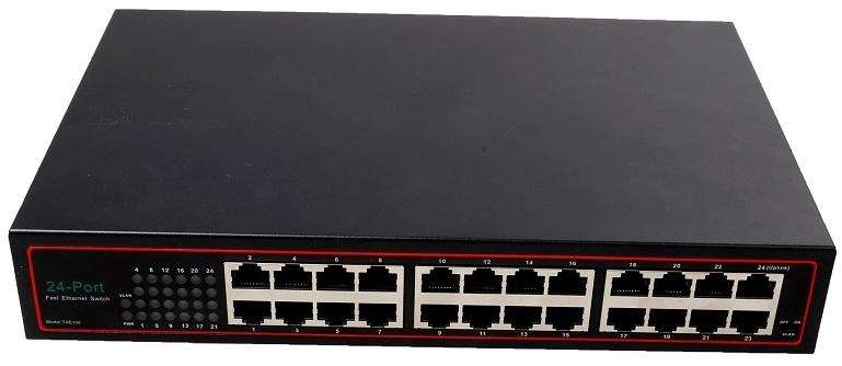 24-PORT 10/100 IRON SHELL