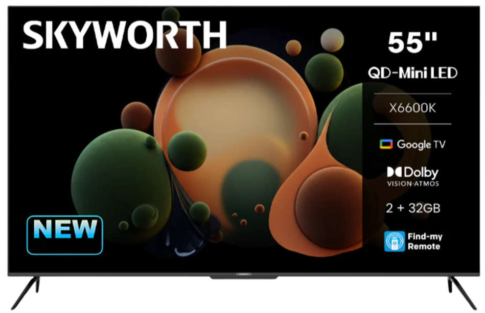 Skyworth 55 Inch UHD 4K QLED Google TV