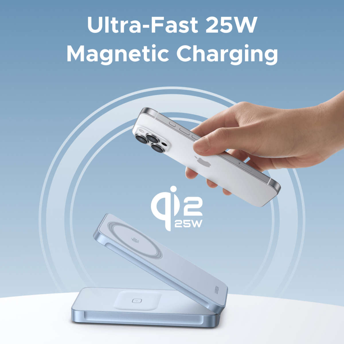 UGreen 25W 2-in-1 Magnetic Wireless Charger
