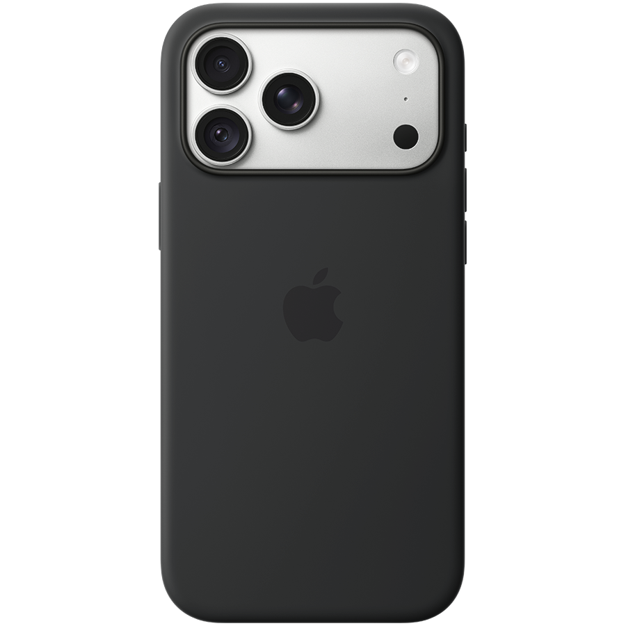 iPhone 18 Pro Max Silicone Case with MagSafe - Black, Model A3702