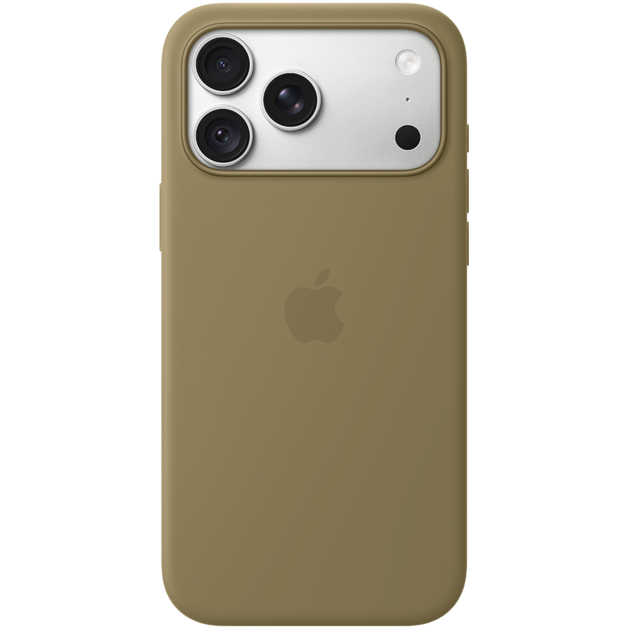 iPhone 18 Pro Max Silicone Case with MagSafe - Olive, Model A3702