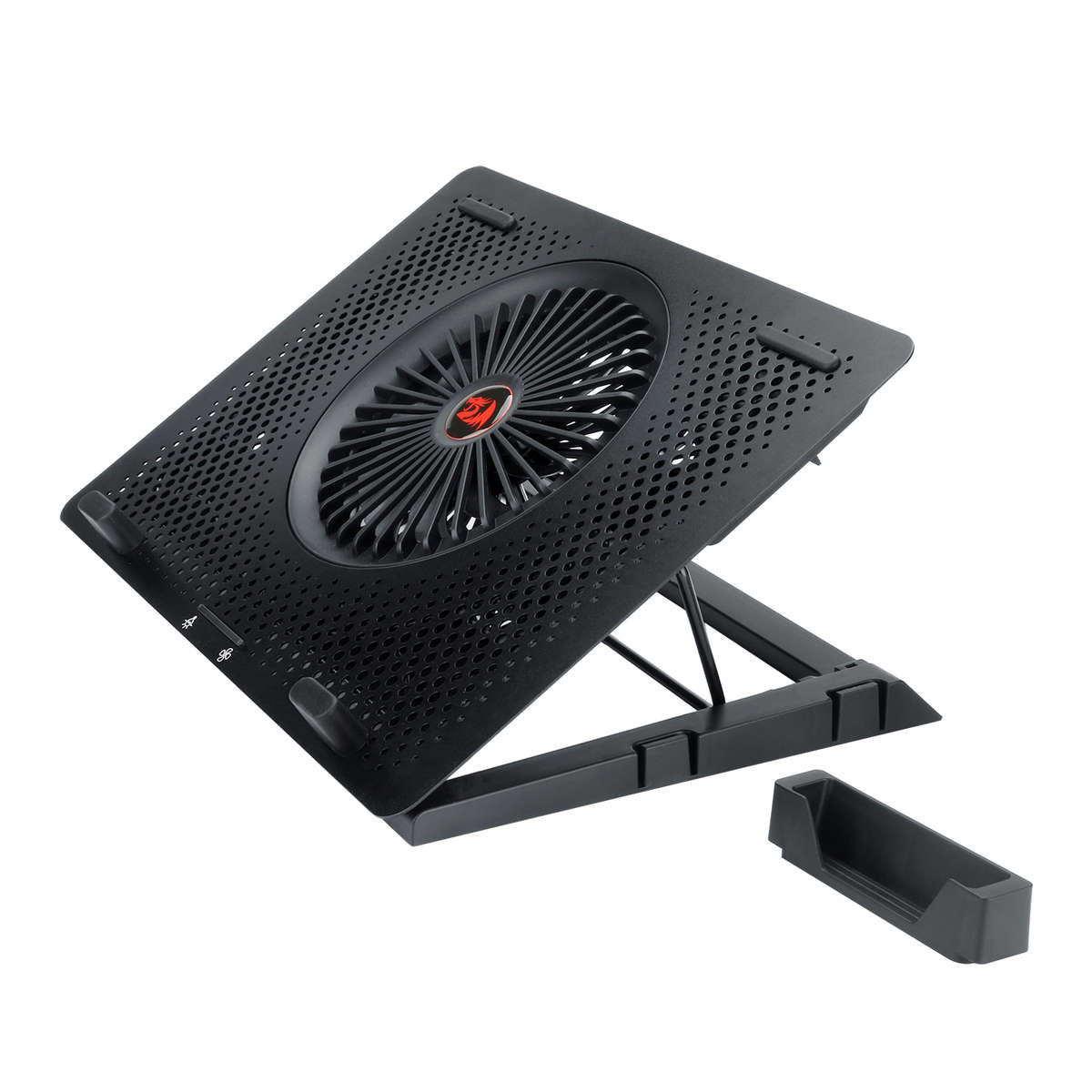 REDRAGON Dual USB 5 Fan RGB Gaming Notebook Stand