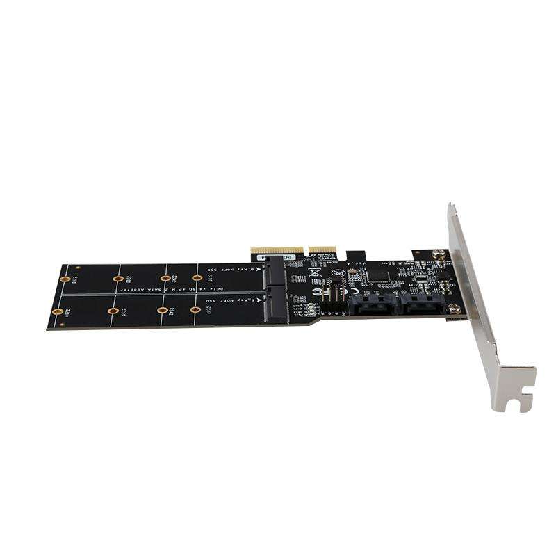PCI-E 2 X SATA + 2 X M.2 CARD