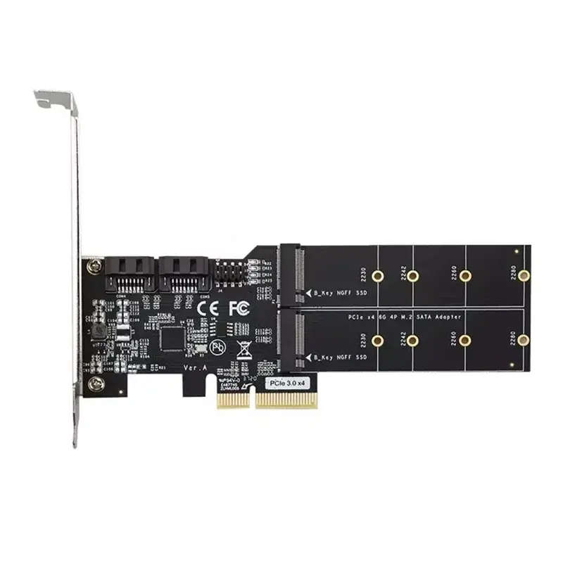 PCI-E 2 X SATA + 2 X M.2 CARD
