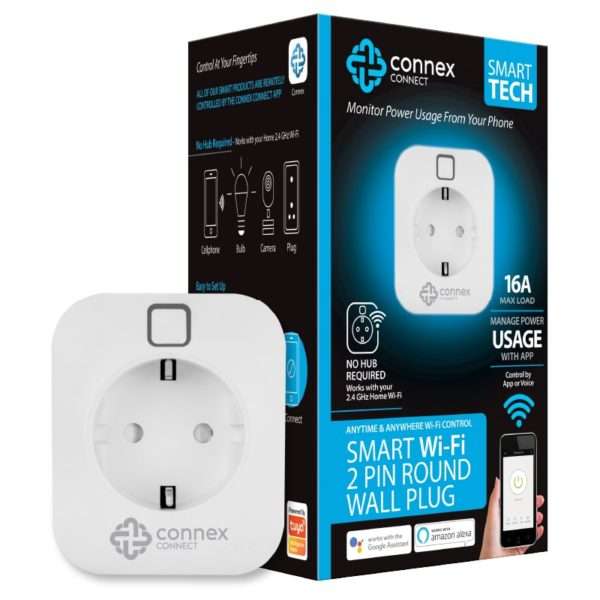 Smart WiFi Plug 2 Pin 10A