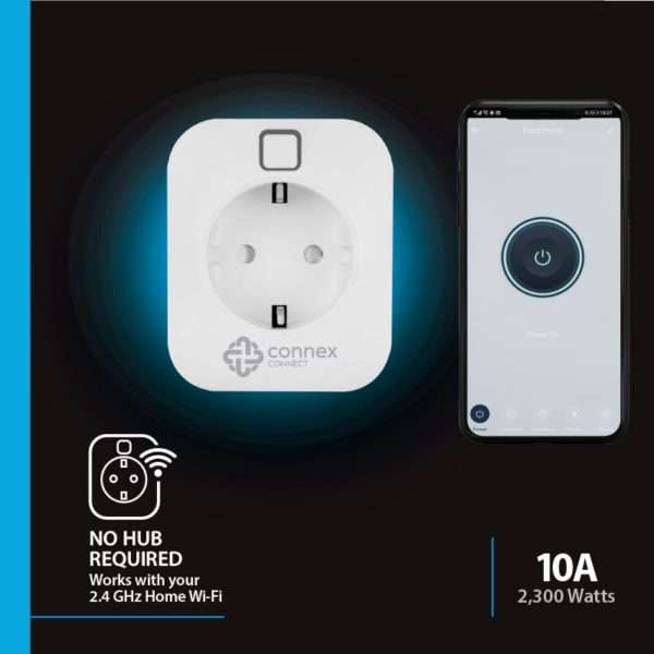 Smart WiFi Plug 2 Pin 10A