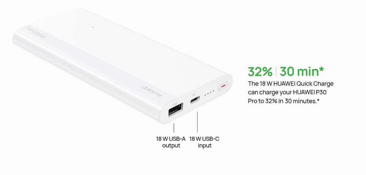 Huawei Type-C Quick Charge 10 000mAh Power Bank
