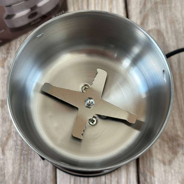 Electric Coffee Grinder 300W 220V - Metal Blade, Stainless Steel Bowl - Grind Spices, Nuts Coffee