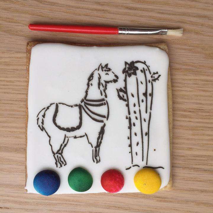 Paint Your Own Cookie Llama