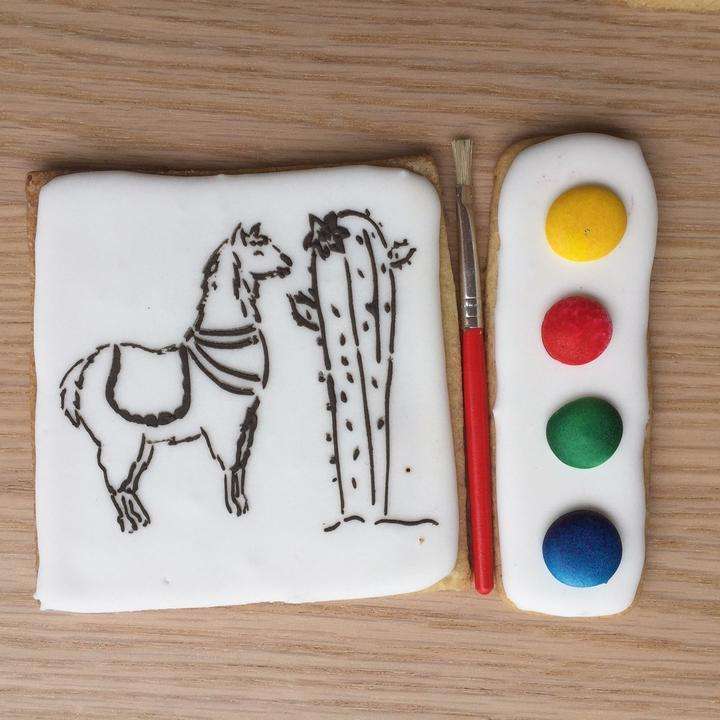 Paint Your Own Cookie Llama