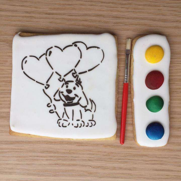 Paint Your Own Cookie Party Dog