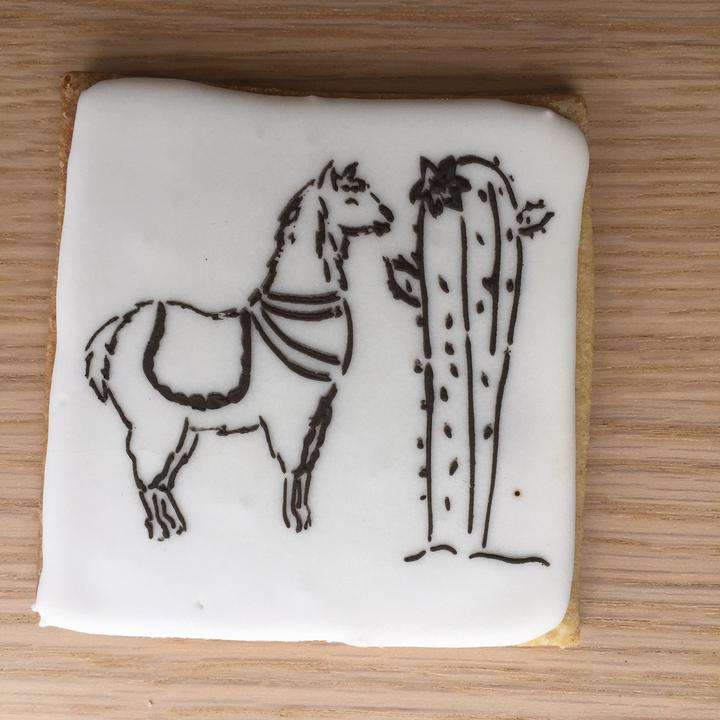Paint Your Own Cookie Llama