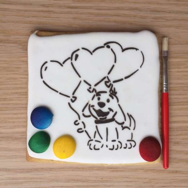 Paint Your Own Cookie Party Dog