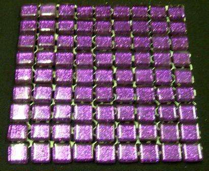 Mosaic Tiles - Purple (GLITTER) Mini
