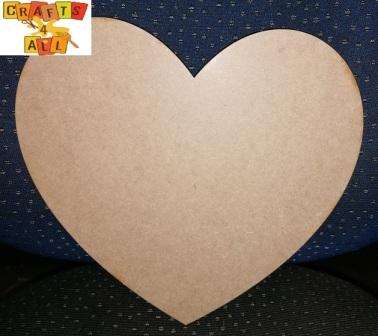 SPECIAL Heart Plain Wood 160 x 165 x 3 mm