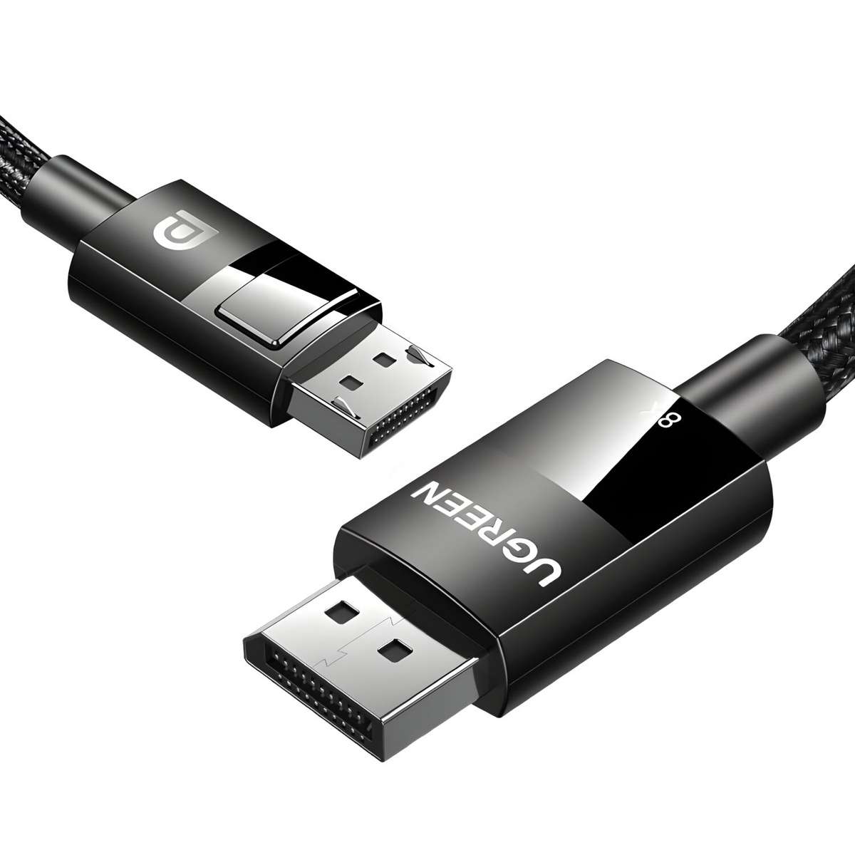UGREEN DP114 8K DisplayPort Male to Male Braided Cable 2m