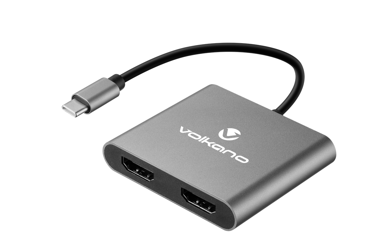 Volkano Expand Series USB-C to Dual 4K HDMI Adaptor