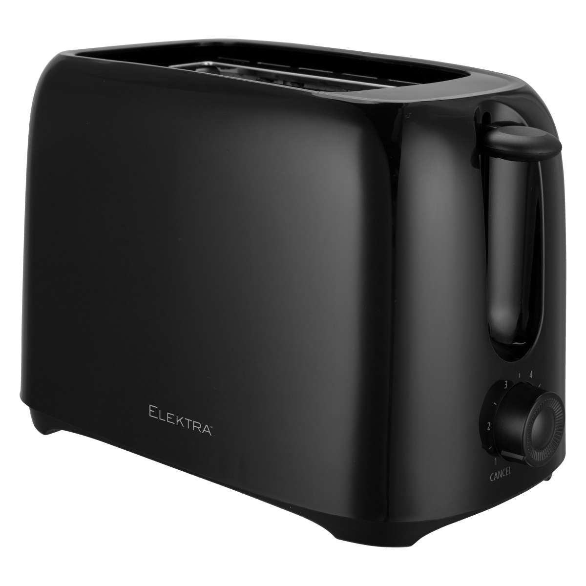 Elektra Basic 700w 2-Slice Toaster - Black