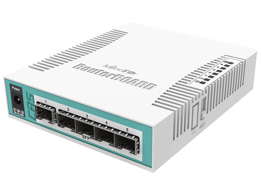 MikroTik Cloud Router Switch 5 Port SFP 1 PoE/SFP Port