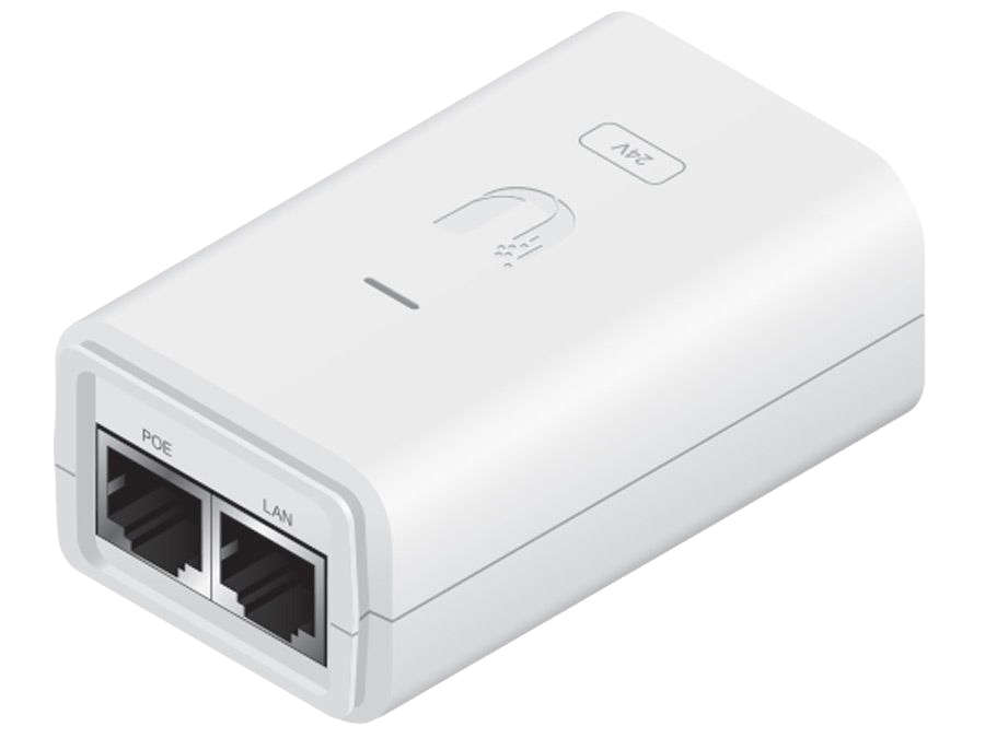 Ubiquiti Gigabit PoE Adapter 24V 12W with No Cable