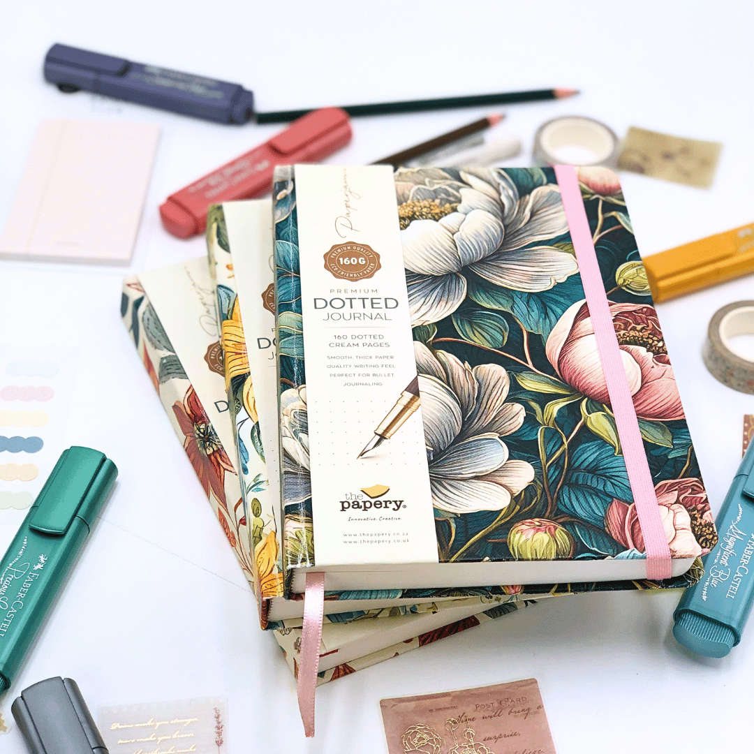 PREMIUM DOTTED A5 DESIGNER JOURNALS - SUMMER