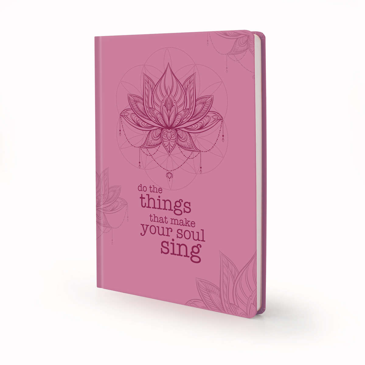 SCRIBBLZ JOURNALS - A5 - PINK LOTUS