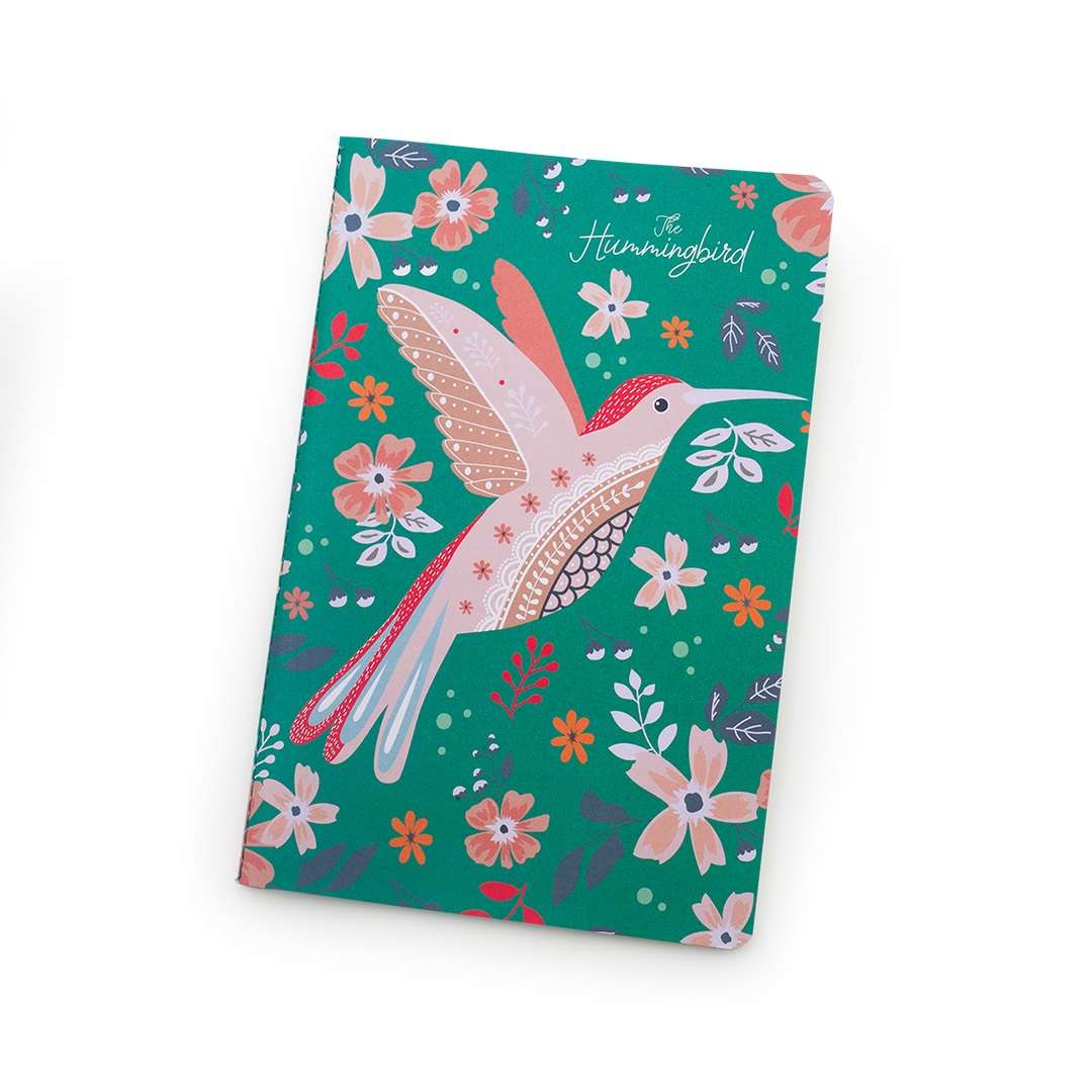 SPECIALTY JOURNALS - HUMMINGBIRD A5 NOTEBOOKS (3 PACK)