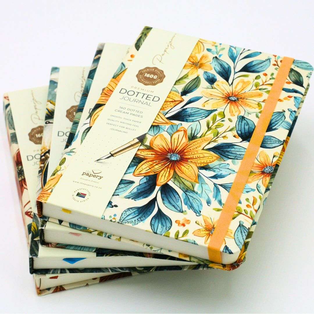 PREMIUM DOTTED A5 DESIGNER JOURNALS - SUMMER