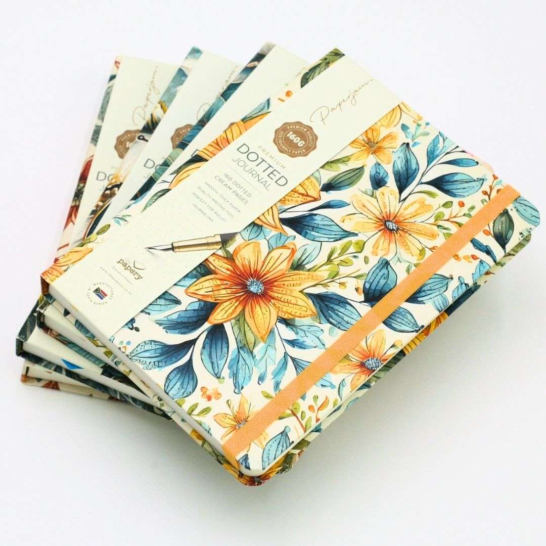 PREMIUM DOTTED A5 DESIGNER JOURNALS - SUMMER
