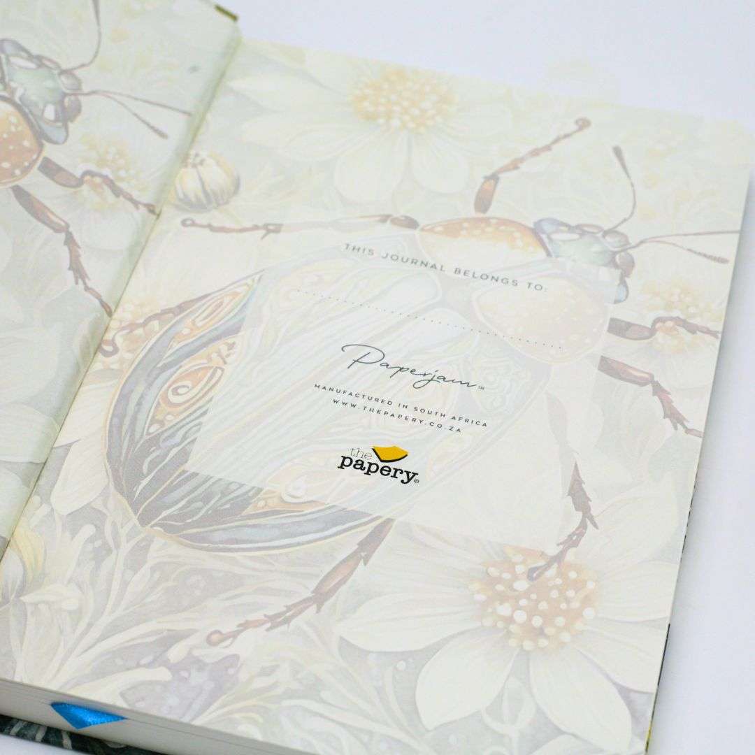 PREMIUM DOTTED A5 DESIGNER JOURNALS - IRIDESCENT SCARAB