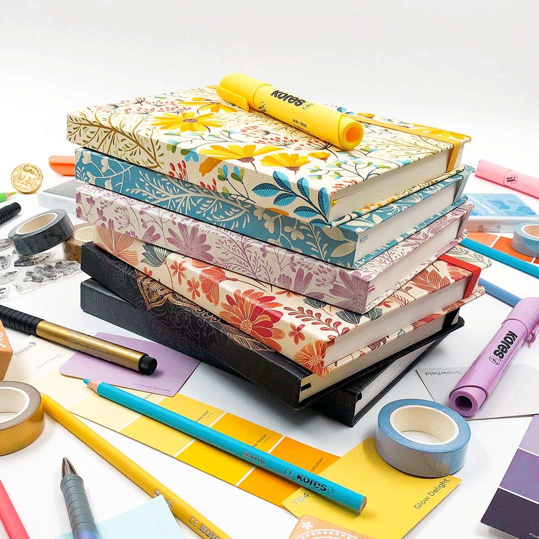 PREMIUM DOTTED A5 DESIGNER JOURNALS - IRIDESCENT SCARAB