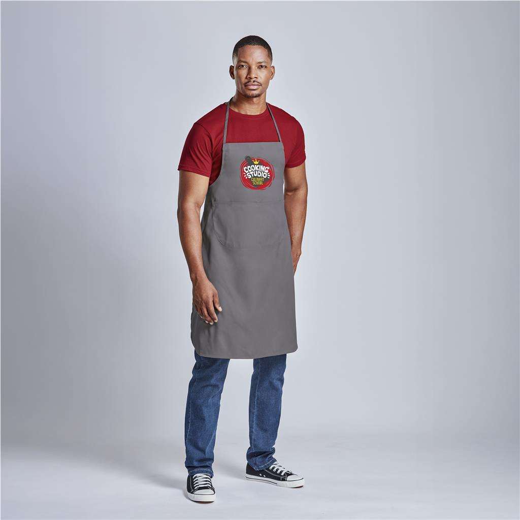 Promo Bib Apron BLACK,GREEN,GREY,NAVY,ORANGE,RED,ROYAL BLUE,WHITE