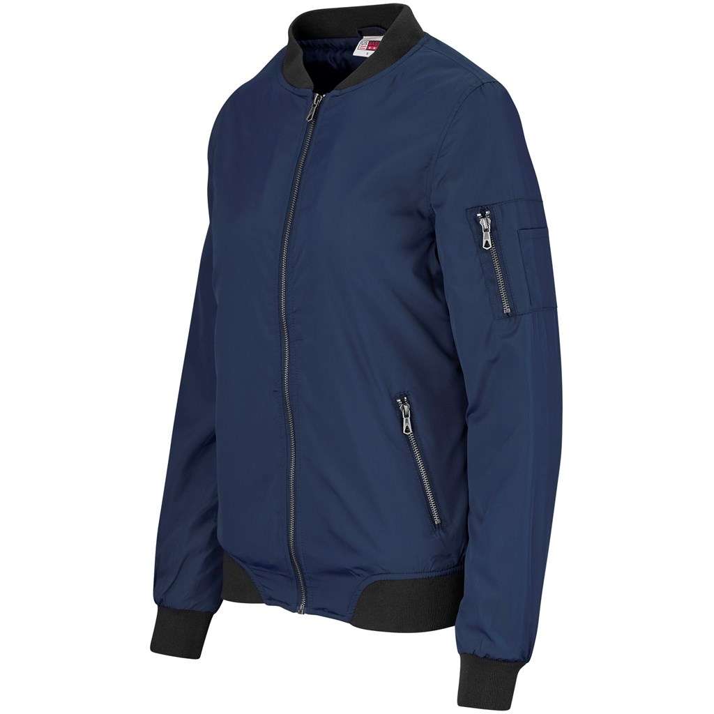 Ladies Crusader Bomber Jacket - Navy NAVY S,M,L,XL,2XL,3XL,4XL