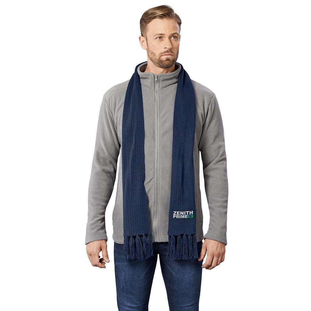 Nebraska Acrylic Scarf BLACK,GREY,NAVY