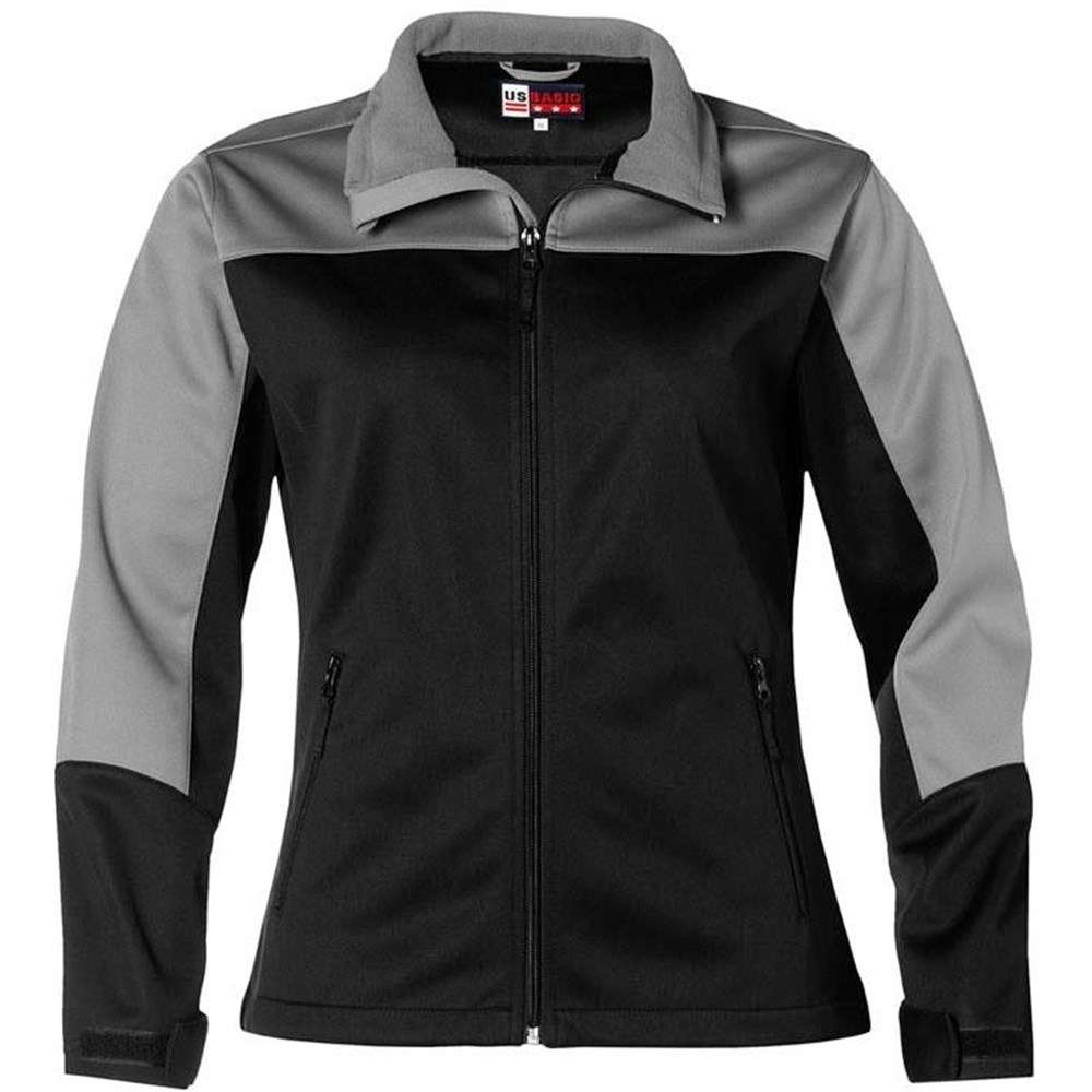 Ladies Attica Softshell Jacket - Black BLACK S,M,L,XL,2XL,3XL,4XL