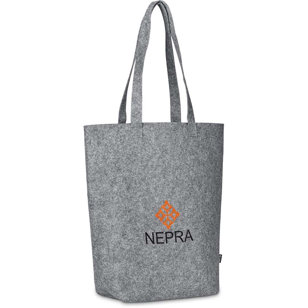Okiyo Oceania Recycled PET Felt Tote GREY