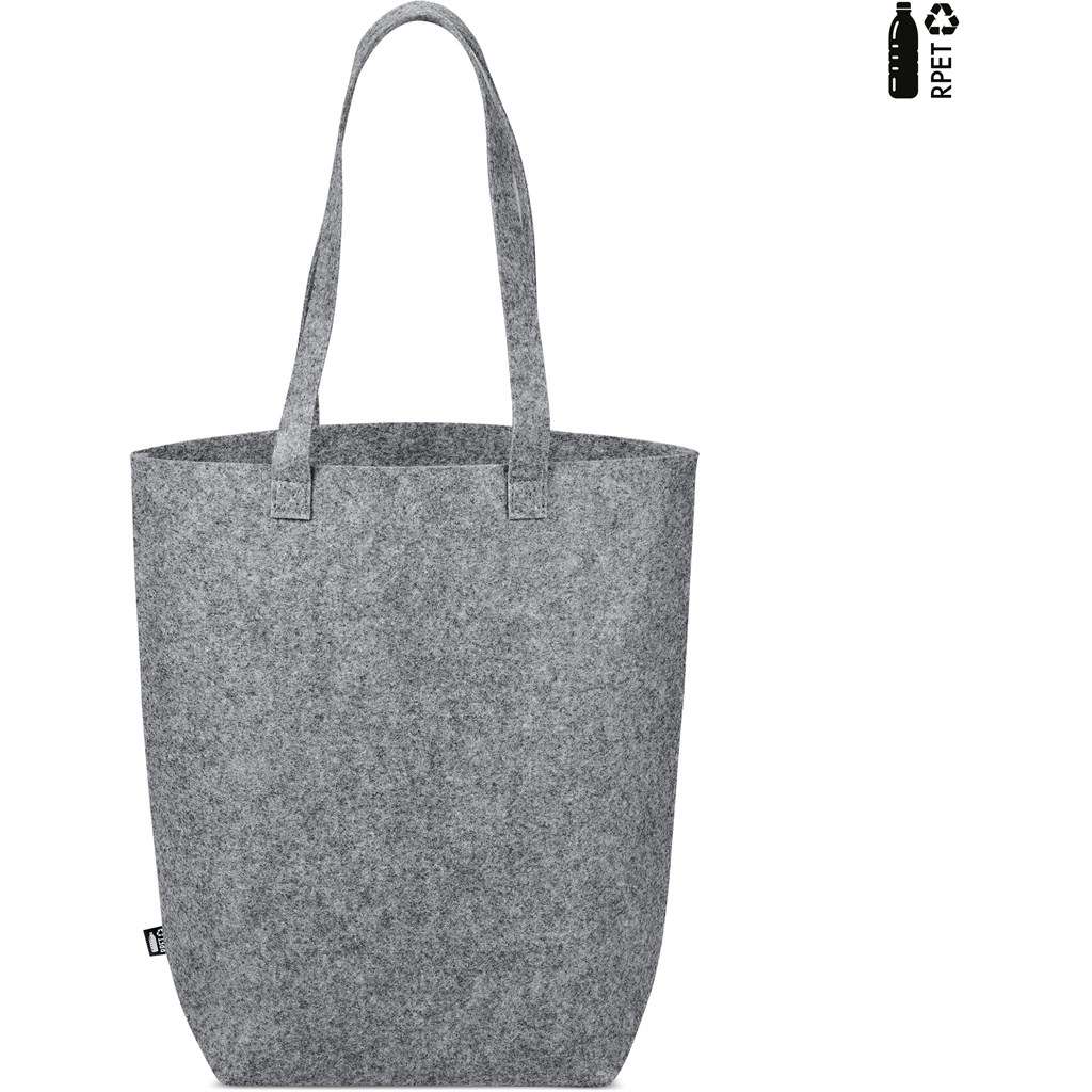Okiyo Oceania Recycled PET Felt Tote GREY