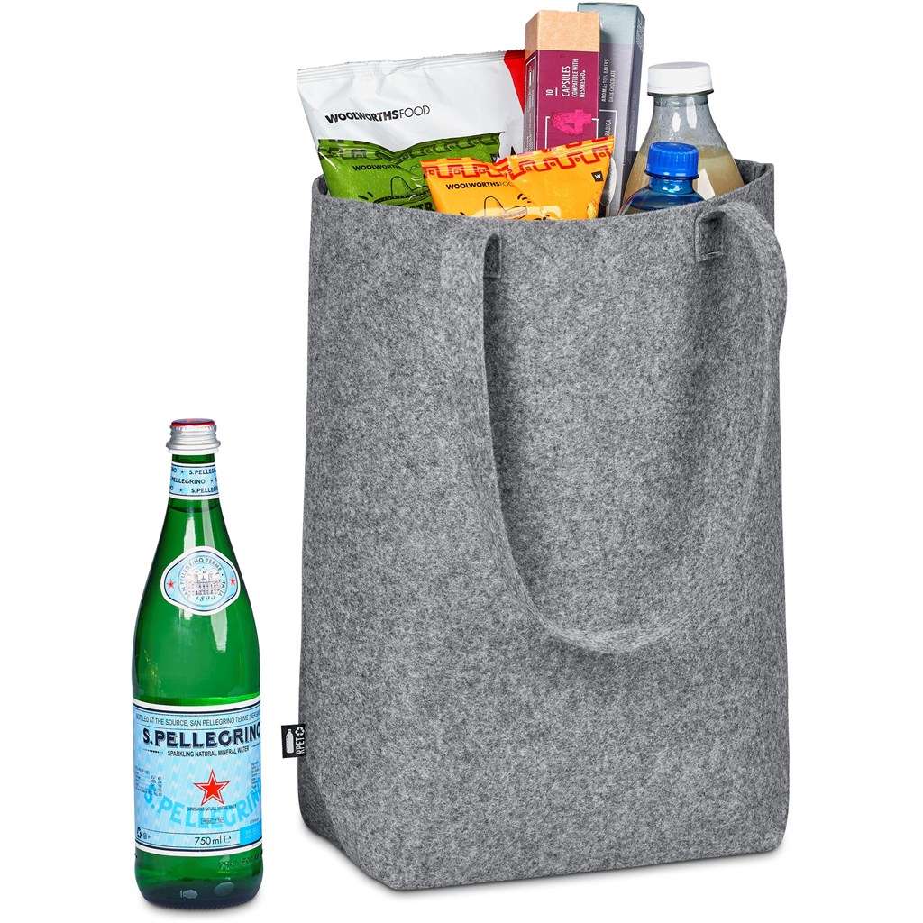 Okiyo Oceania Recycled PET Felt Tote GREY