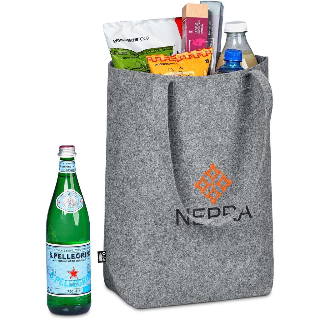 Okiyo Oceania Recycled PET Felt Tote GREY