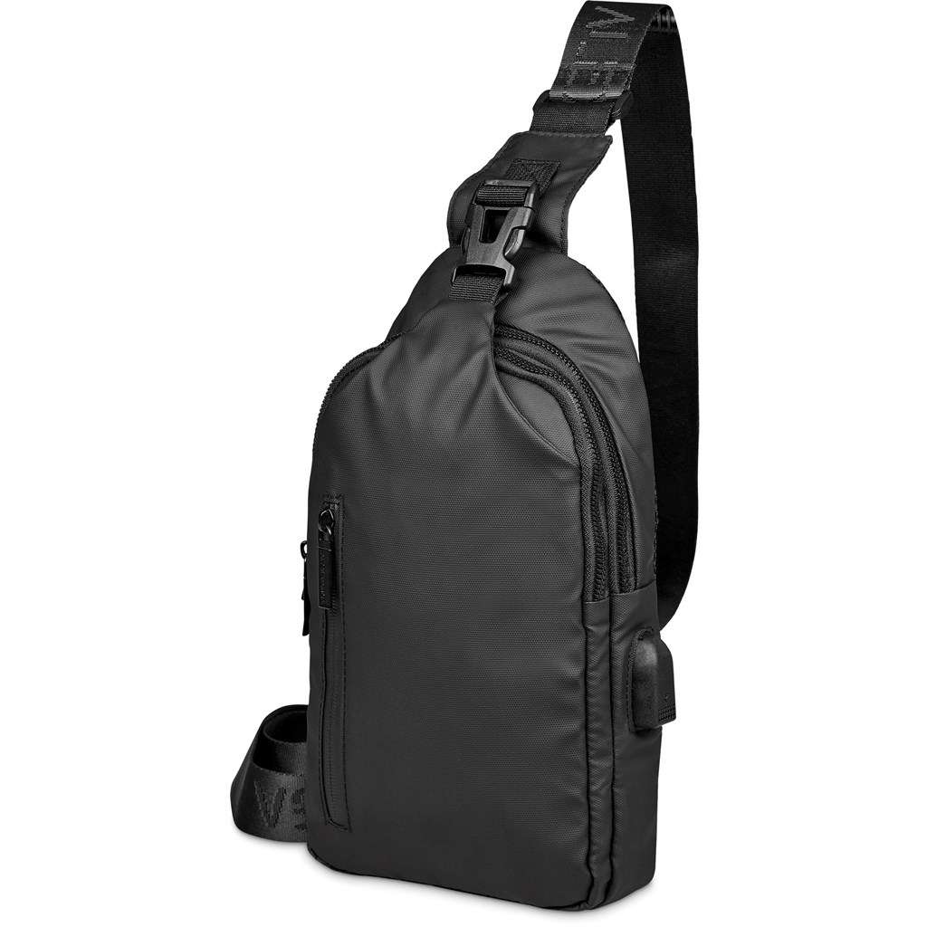Alex Varga Yucatan Crossbody Sling Bag BLACK