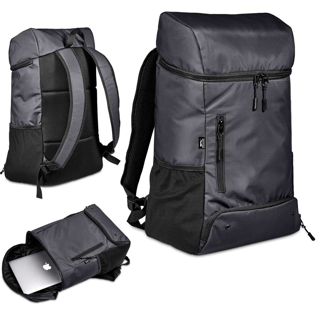 Slazenger Explorer Water Resistant Laptop Backpack BLACK