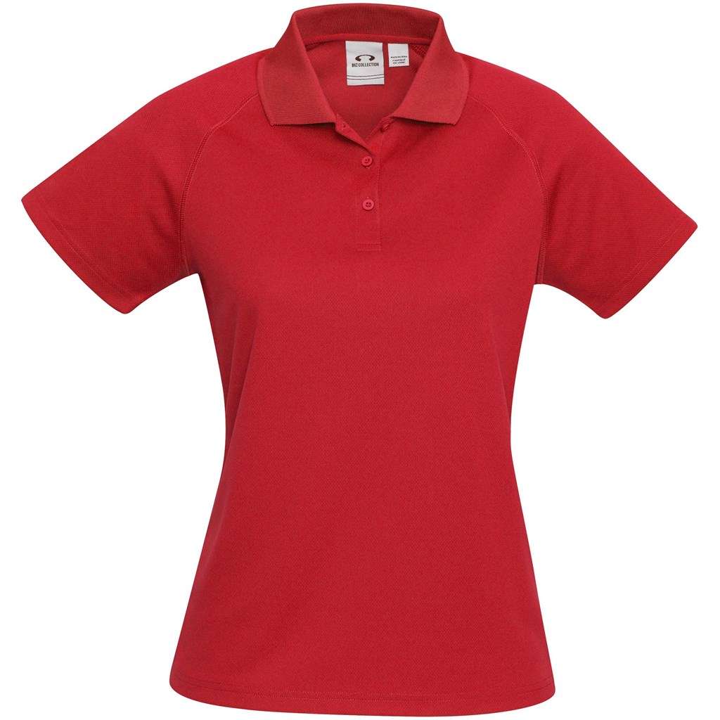 Ladies Sprint Golf Shirt - Red RED S,M,L,XL,2XL,3XL