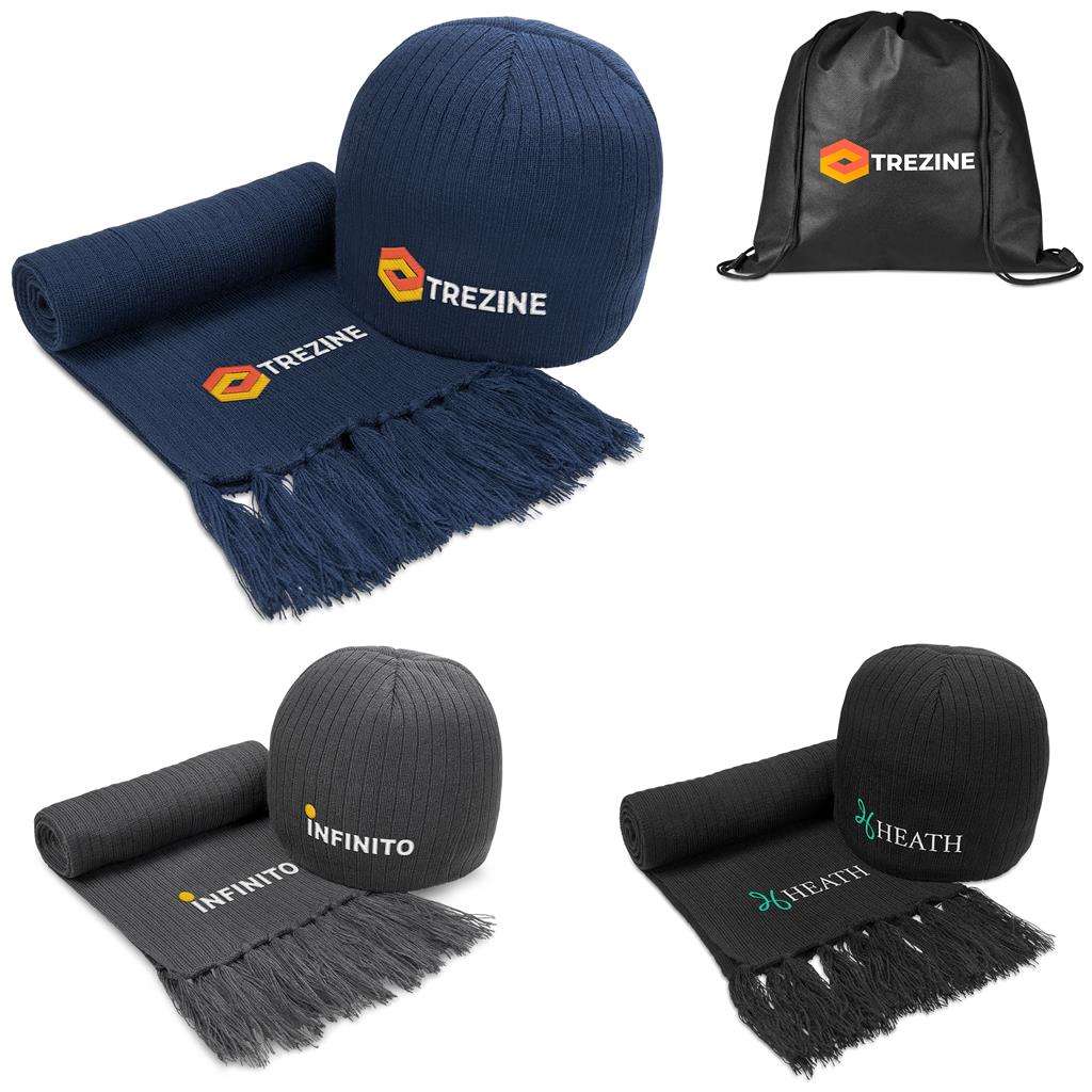 Nebraska Winter Set BLACK,GREY,NAVY