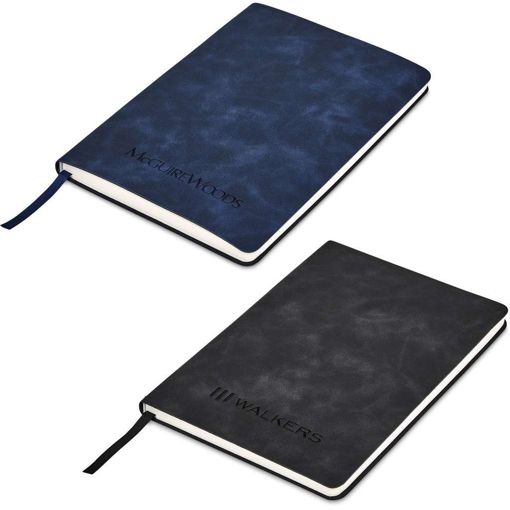 Altitude Charter A5 Soft Cover Notebook BLACK,NAVY