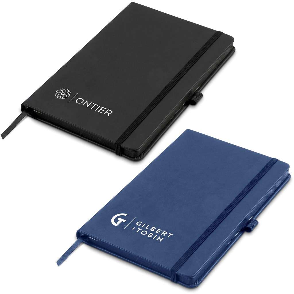Altitude Prominence A5 Hard Cover Notebook BLACK,NAVY