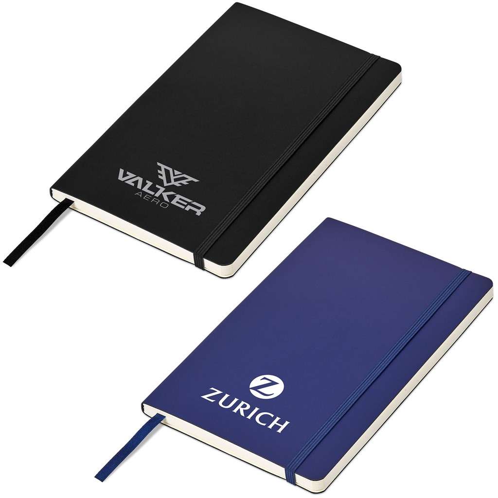 Altitude Hartford A5 Soft Cover Notebook BLACK,NAVY