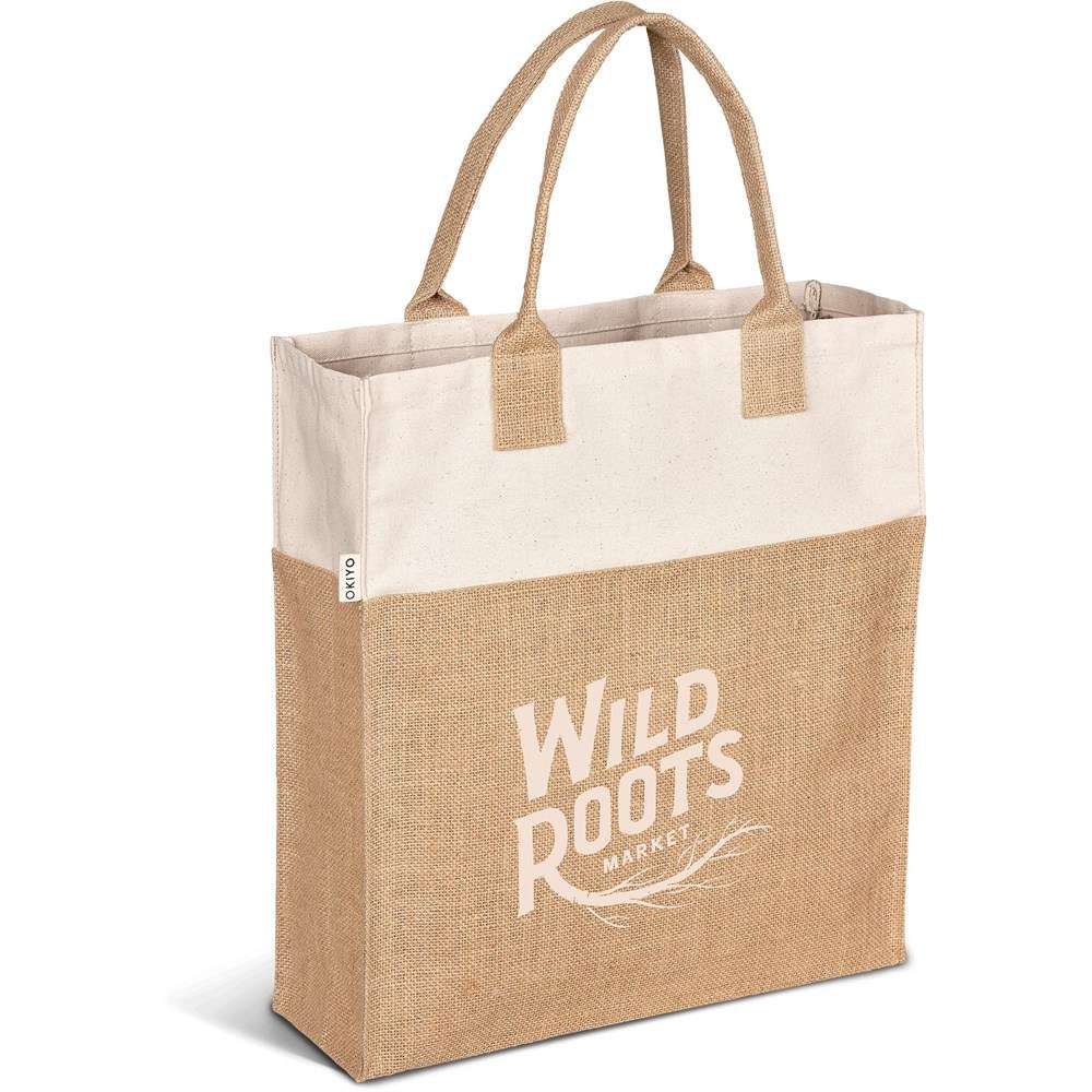 Okiyo Atsui Jute &amp; Cotton Tote NATURAL